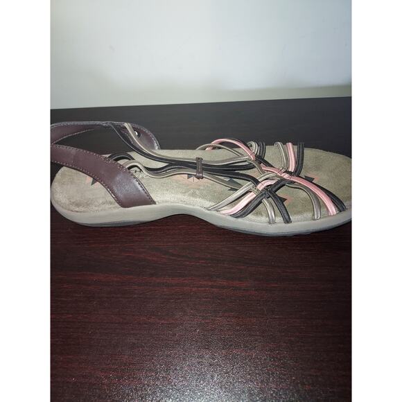 Skechers Women's Slingback Sandals 9 Skechers Reggae Slim – Slip Spliced Brown - Picture 6 of 12